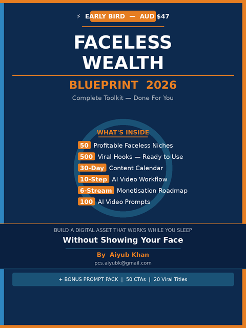 Faceless Wealth Blueprint 2026 — Complete Toolkit